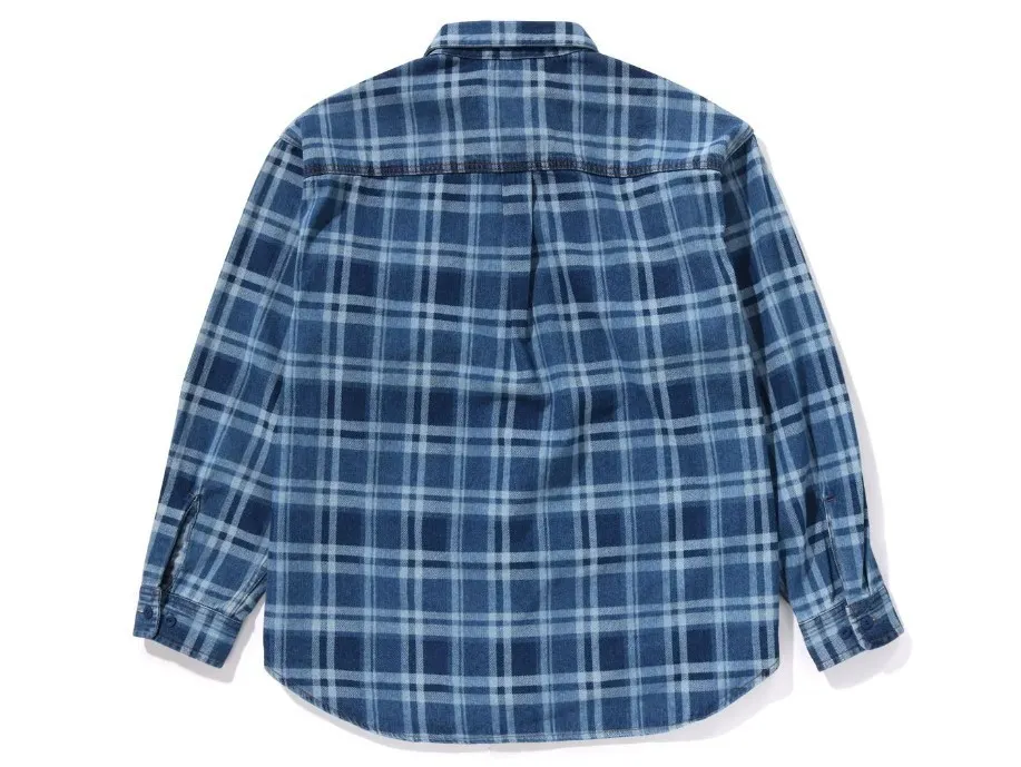 A BATHING APE  |Button-down Gingham Glen Patterns Tartan