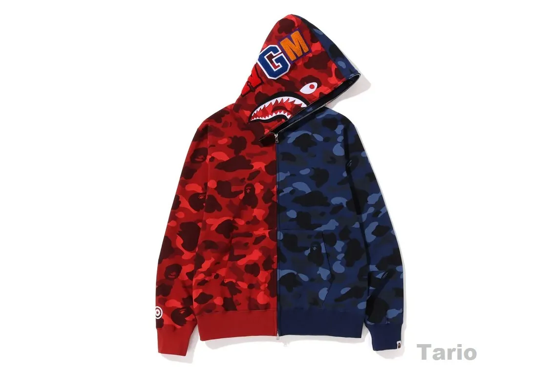 A BATHING APE  |Camouflage Street Style Long Sleeves Cotton Hoodies