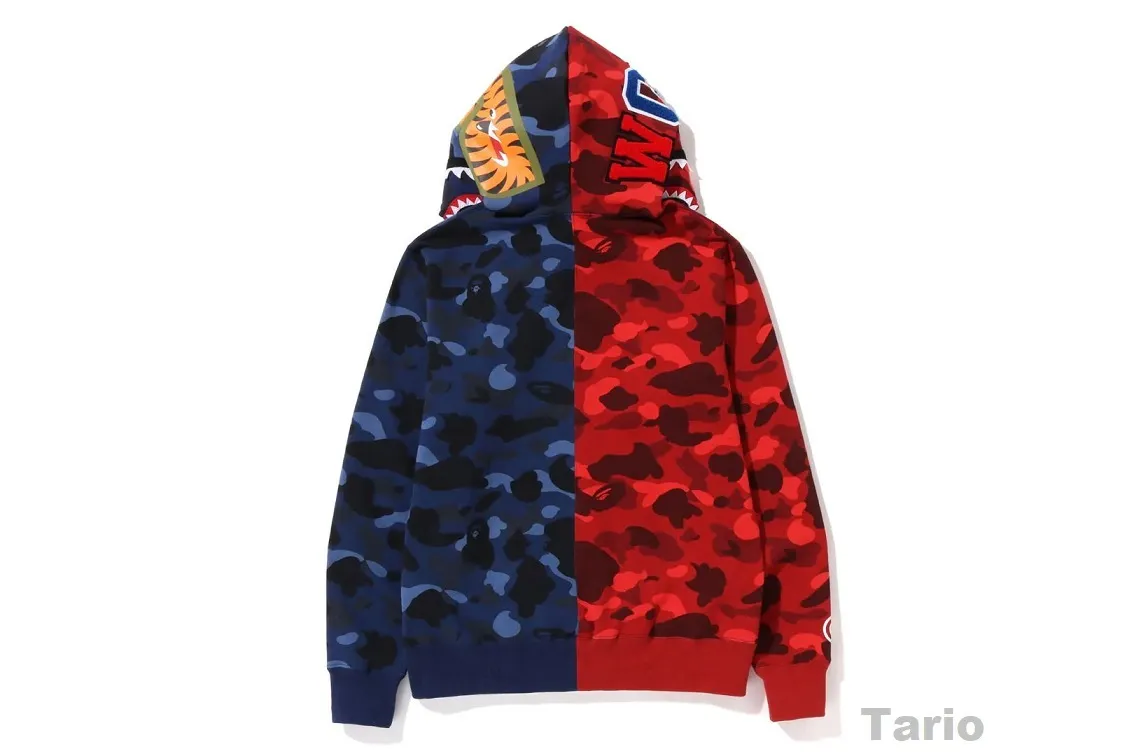 A BATHING APE  |Camouflage Street Style Long Sleeves Cotton Hoodies