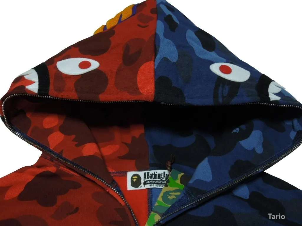 A BATHING APE  |Camouflage Street Style Long Sleeves Cotton Hoodies