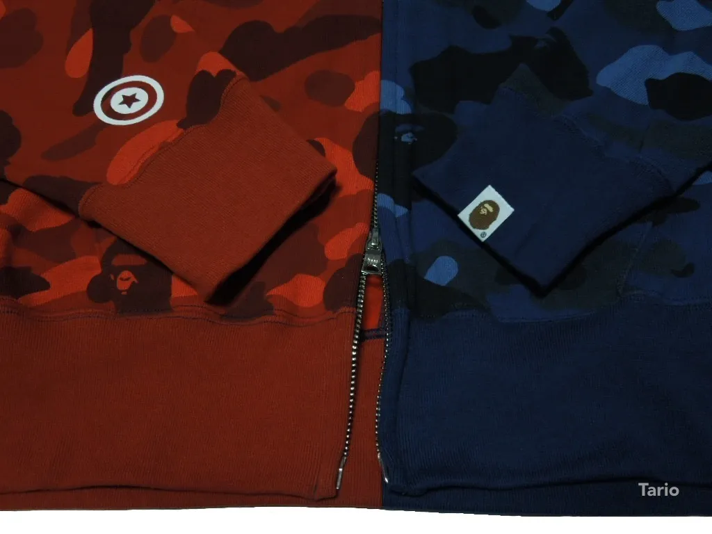 A BATHING APE  |Camouflage Street Style Long Sleeves Cotton Hoodies