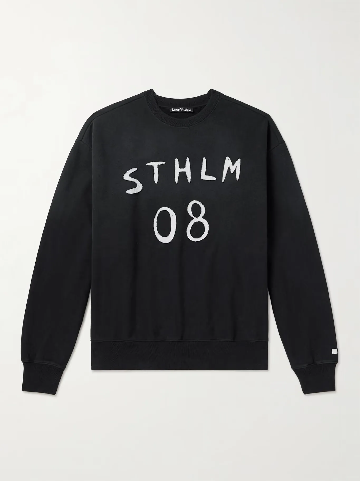 Acne Studios  |Crew Neck Unisex Street Style Long Sleeves Plain Cotton Logo