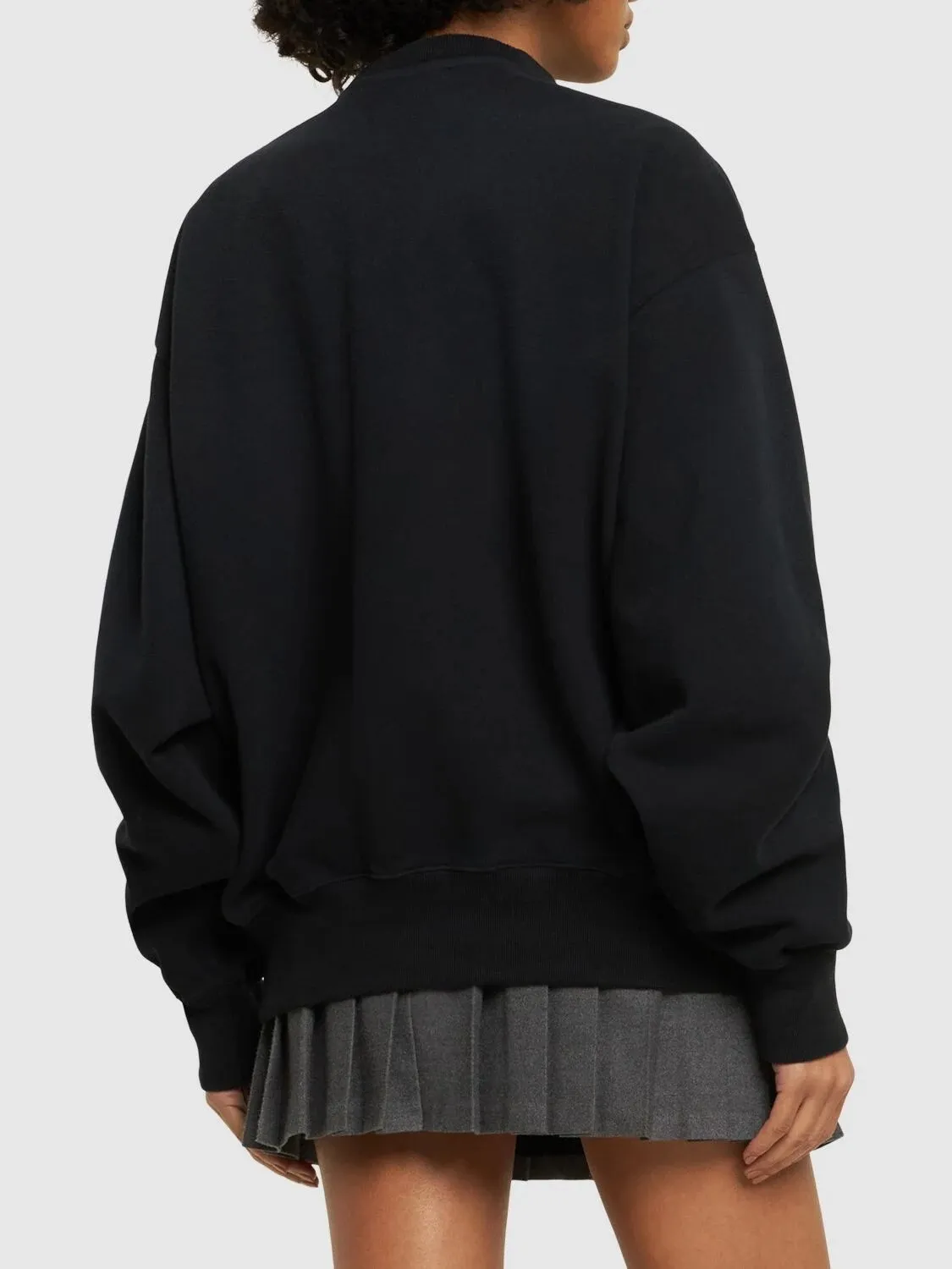 Acne Studios  |Crew Neck Unisex Street Style Long Sleeves Plain Cotton Logo