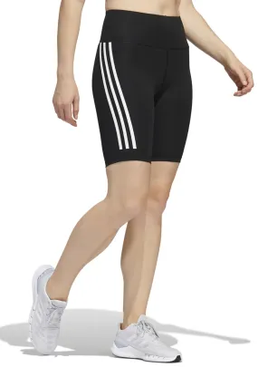 Adidas Womens Optime Trainicons 3-Stripes Bike Short Leggings  H64228