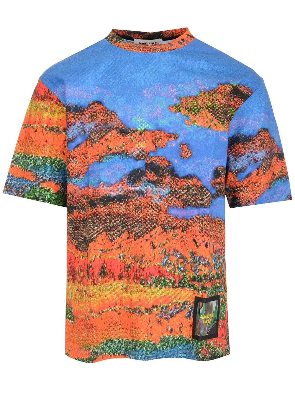 Ambush Abstract Print Crewneck T-Shirt