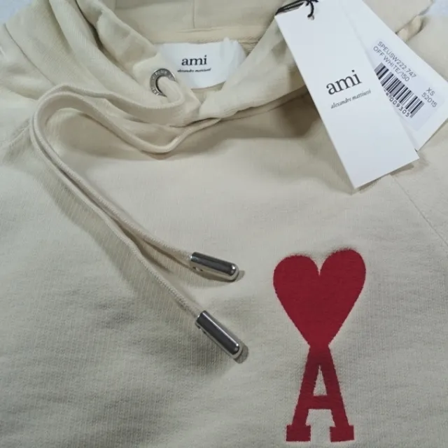 AMI PARIS  |Heart Unisex Street Style Long Sleeves Plain Cotton Logo