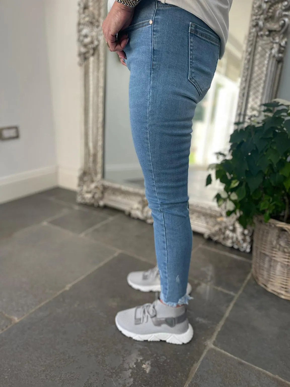 Ankle Grazer Denim Jeans