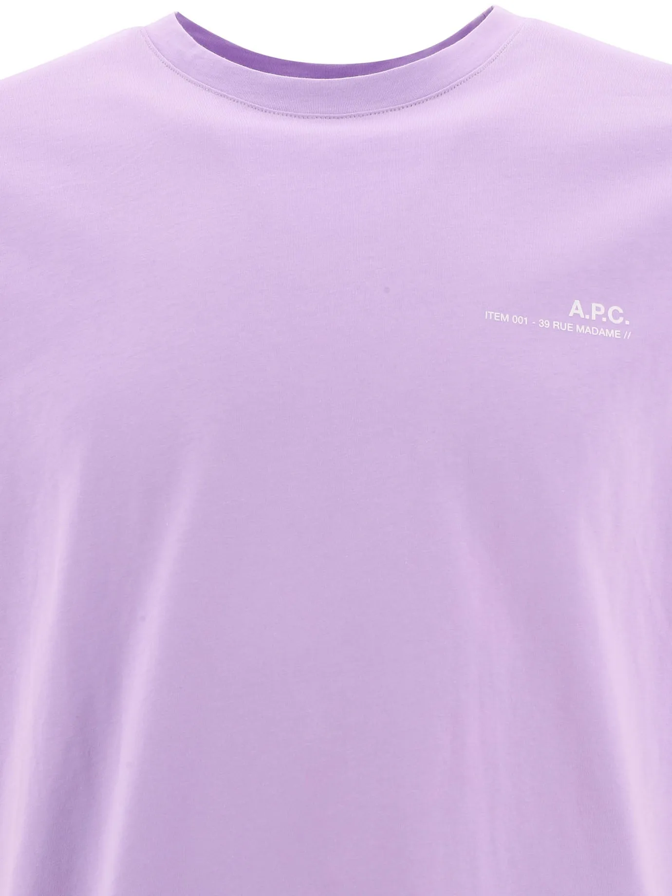 A.P.C. Item Logo Print Crewneck T-Shirt