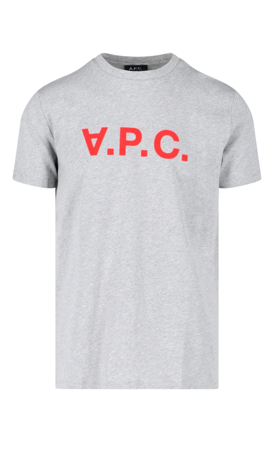 A.P.C. Logo Print Round Neck T-Shirt