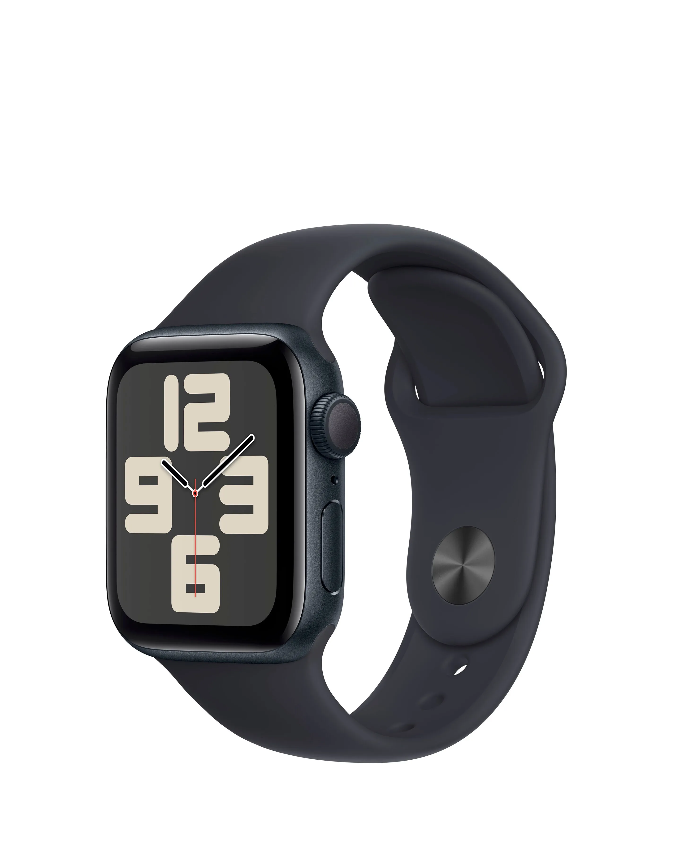 Apple Watch SE GPS 40mm Midnight Aluminium Case with Midnight Sport Band - M/L | Simply Be