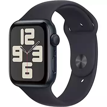 Apple Watch SE GPS 44mm Midnight Aluminium Case with Midnight Sport Band - S/M | Kaleidoscope