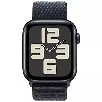 Apple Watch SE GPS 44mm Midnight Aluminium Case with Midnight Sport Loop | Kaleidoscope