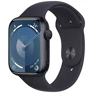 Apple Watch Series 9 GPS 45mm Midnight Aluminium Case with Midnight Sport Band - M/L | Kaleidoscope