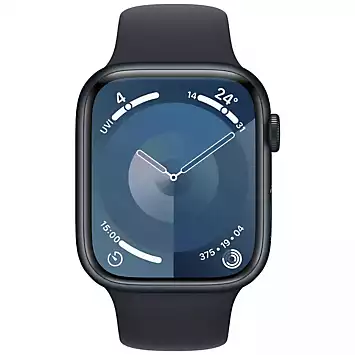 Apple Watch Series 9 GPS 45mm Midnight Aluminium Case with Midnight Sport Band - M/L | Kaleidoscope