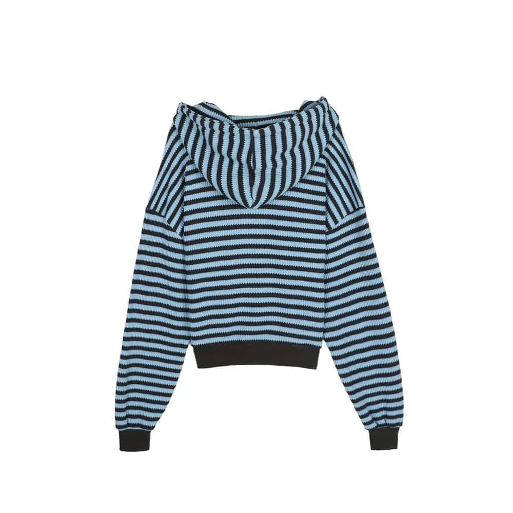 ASCLO  |Stripes Unisex Street Style Long Sleeves Oversized