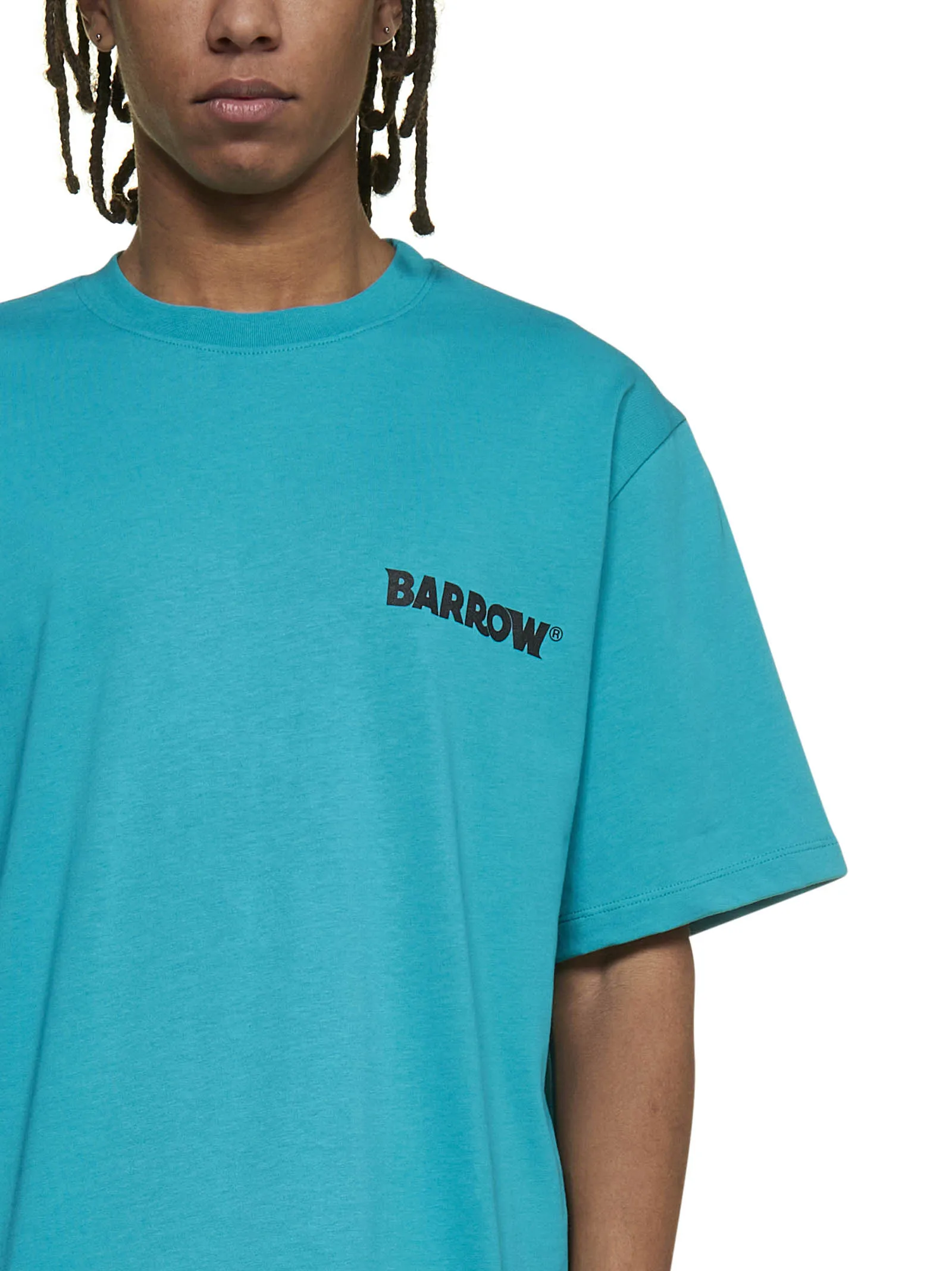 Barrow Logo Printed Oversized T-Shirt