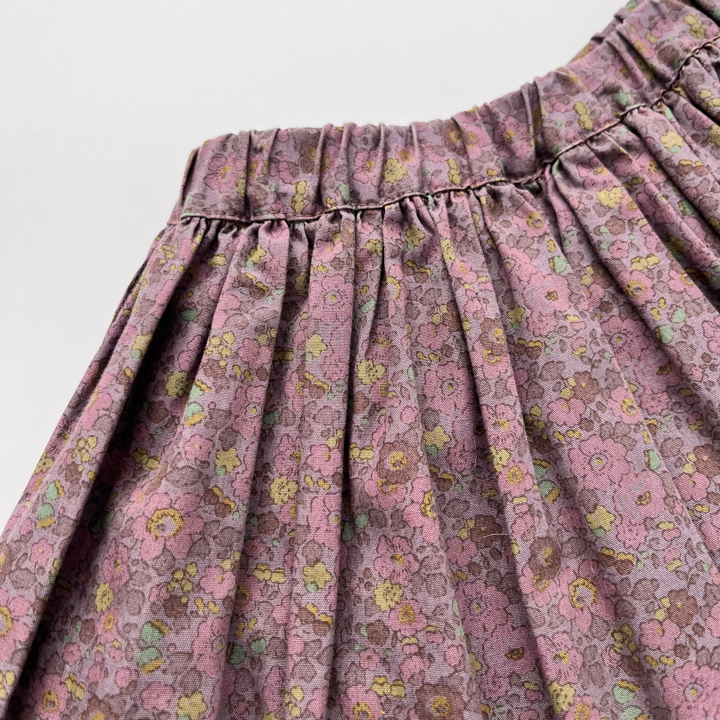 Bonton Liberty Print Pleated Skirt: 6 Years