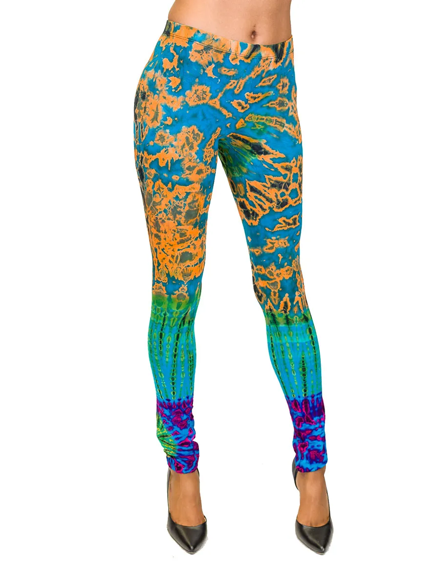 Bright Tie Dye Leggings