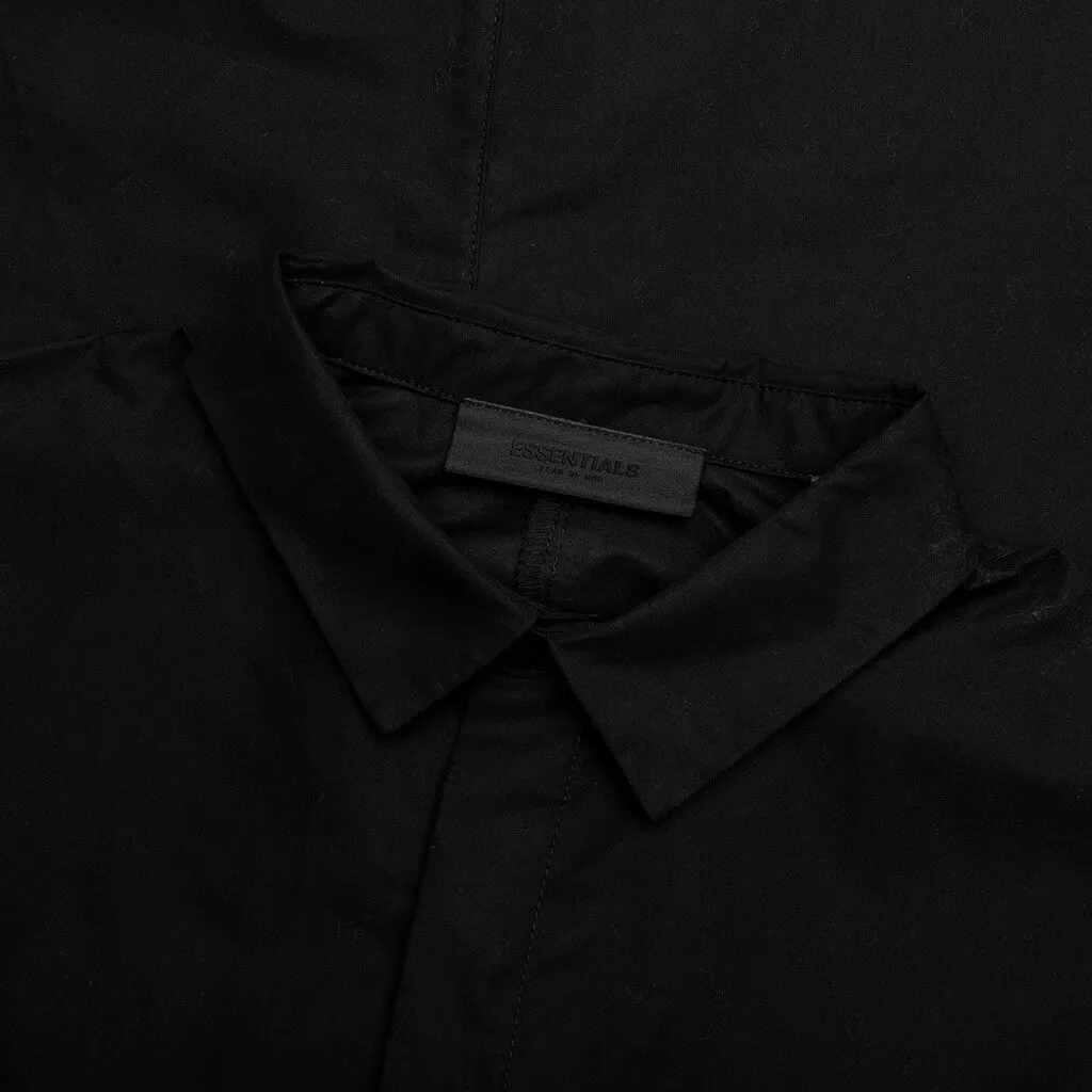 Button Down Shirt - Jet Black