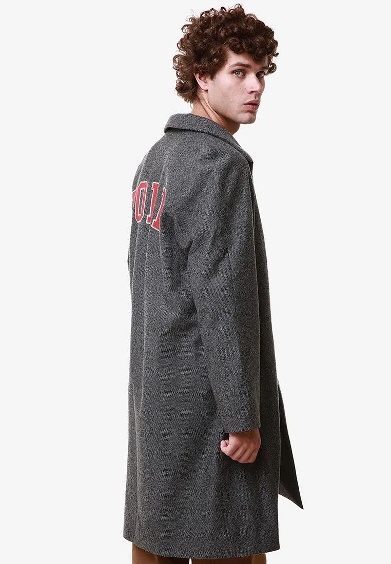 Cappotto ROBE DI KAPPA patch logo grigio