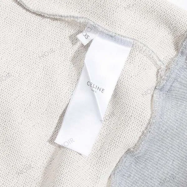 CELINE  |Loose hooded sweatshirt in cotton fleece