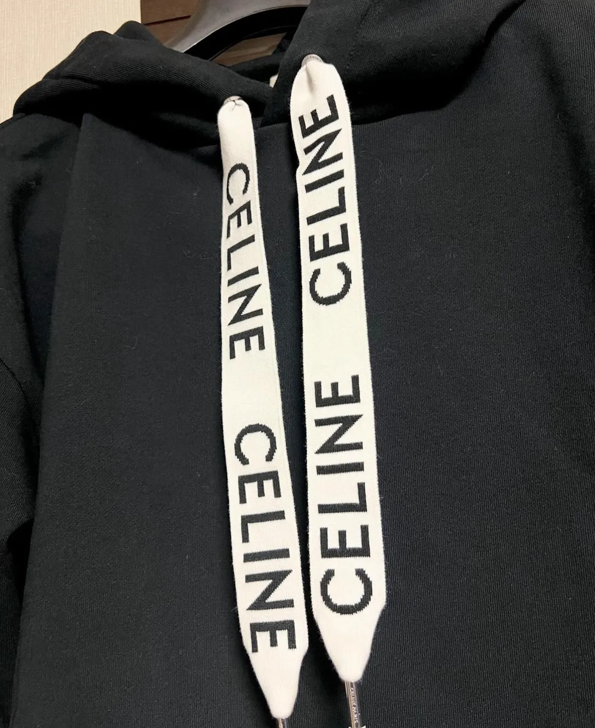 CELINE  |Unisex Street Style Long Sleeves Plain Cotton Fringes