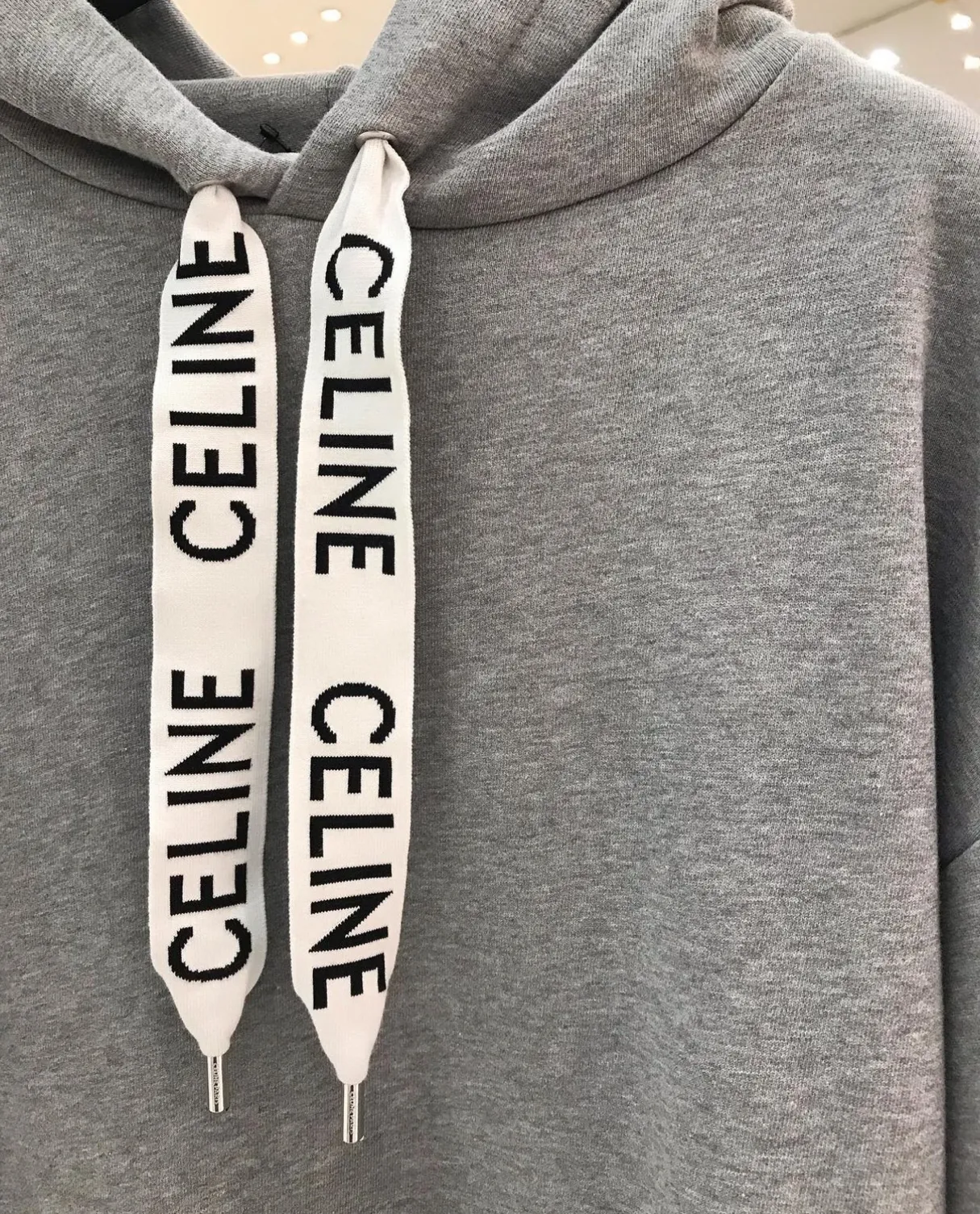 CELINE  |Unisex Street Style Long Sleeves Plain Cotton Fringes