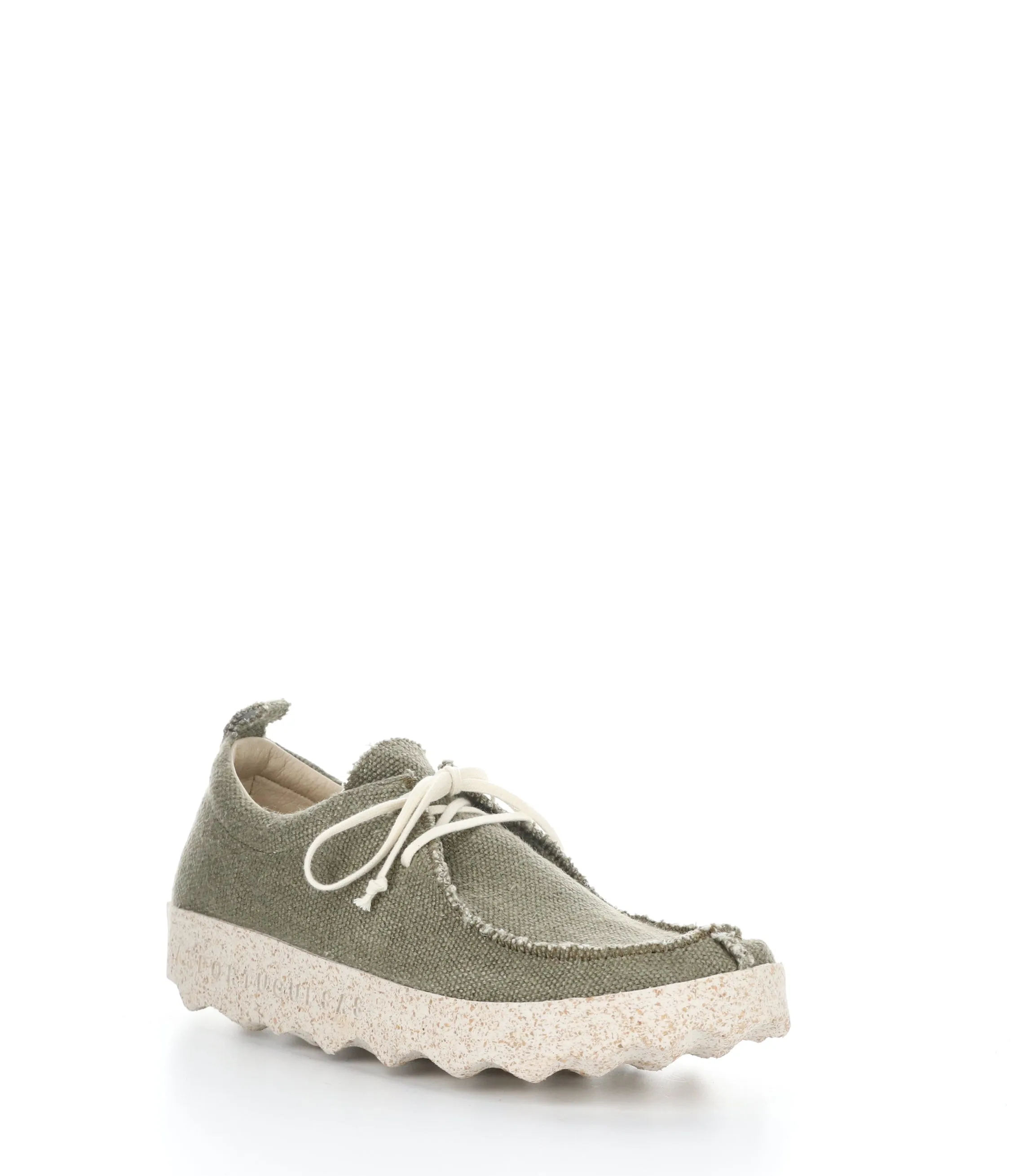 CHAT025ASP MIL GREEN/NAT Round Toe Shoes