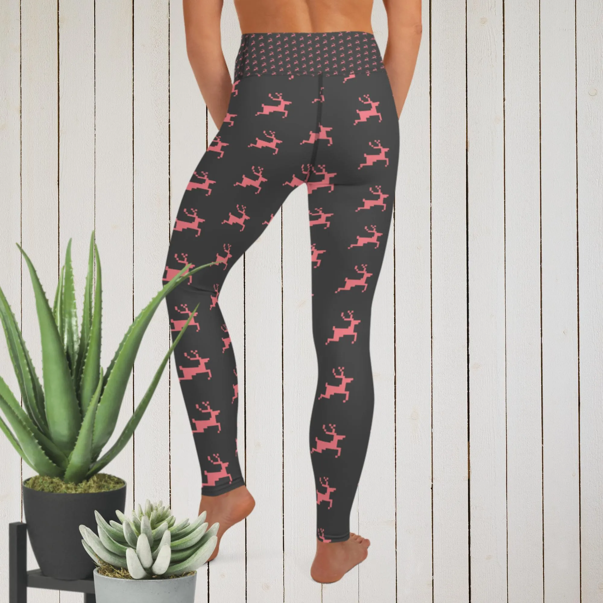 Christmas Deer - Yoga Leggings