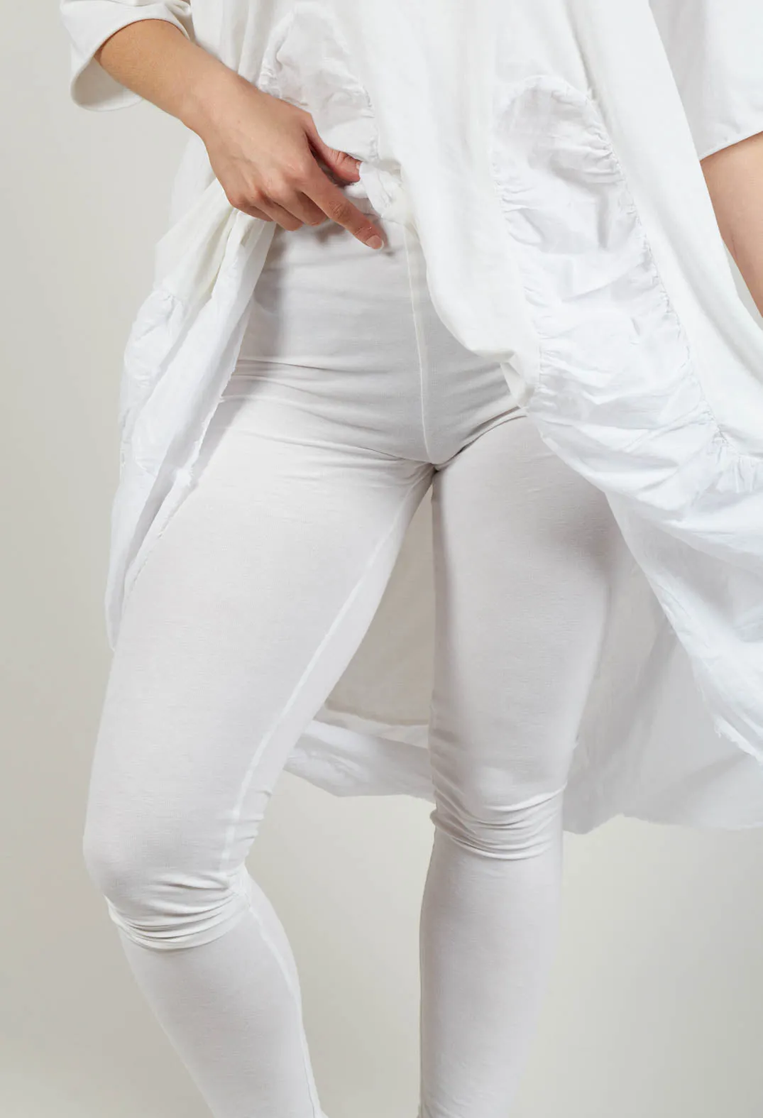 Contrast Leggings in Starwhite