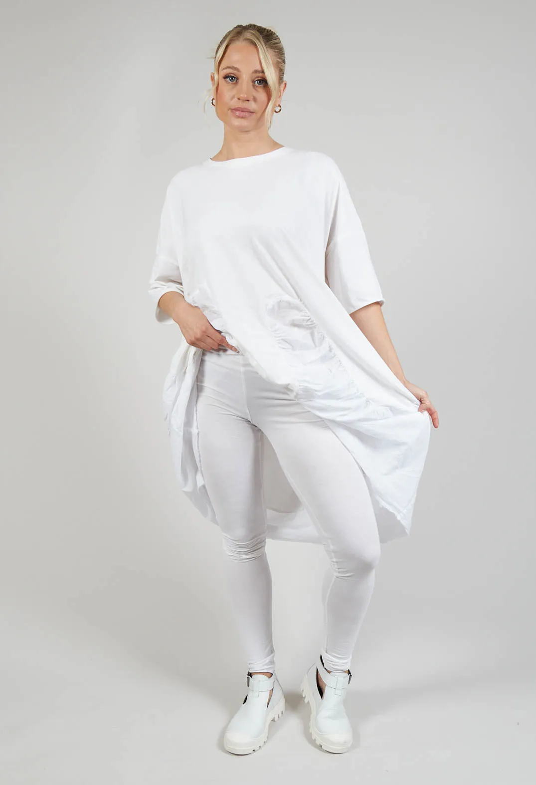 Contrast Leggings in Starwhite