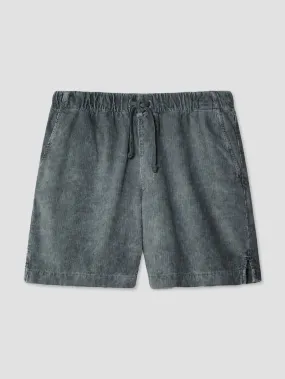 Corduroy Easy Short - Petrol