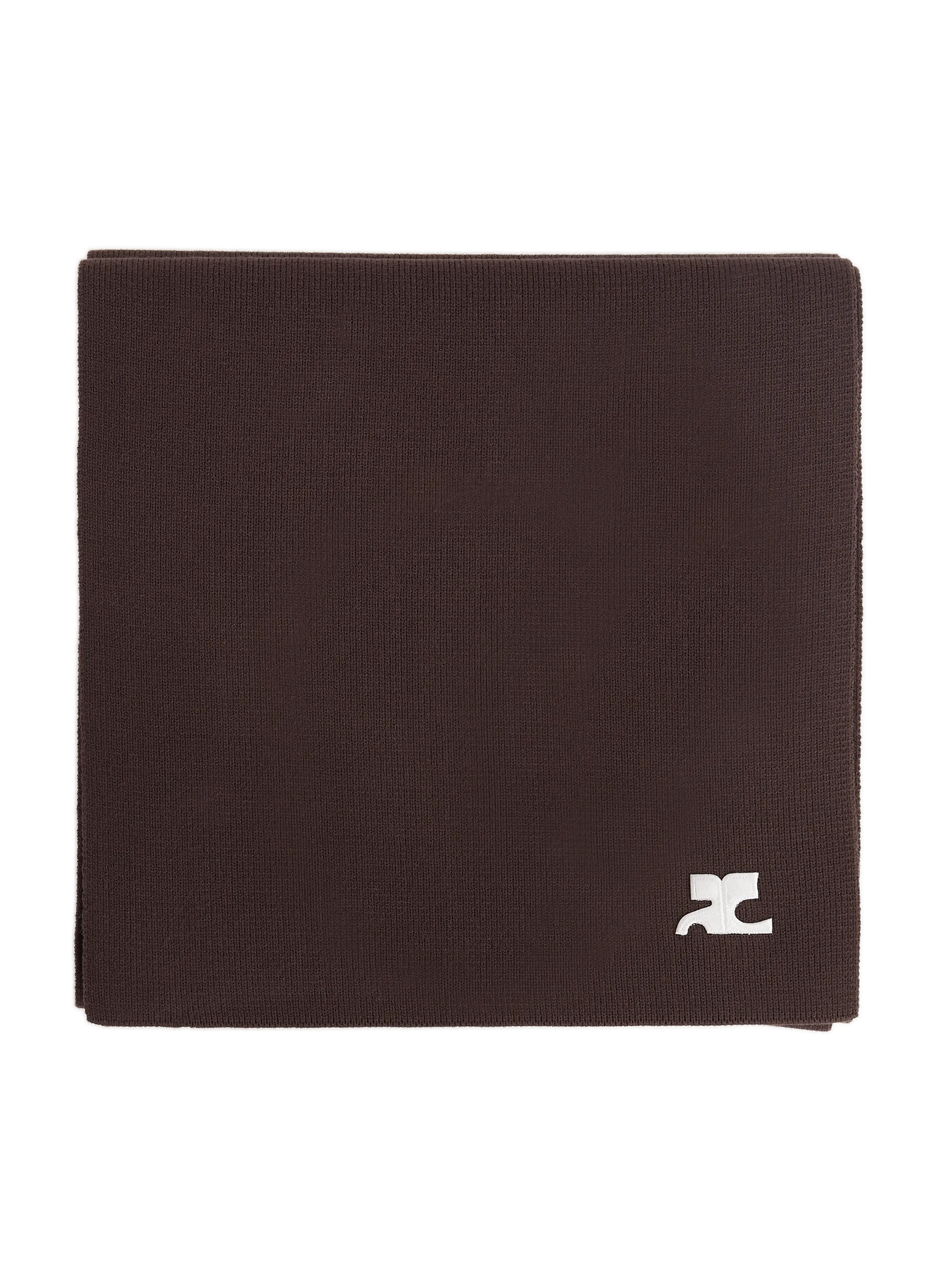 COURRÈGES  Plain scarf  - Brown