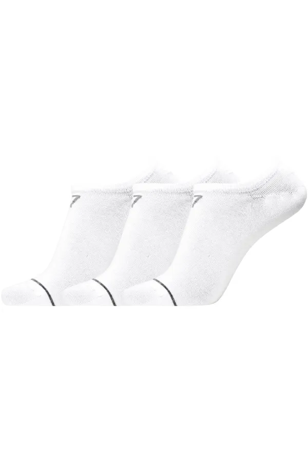 CR7 3-Pack Cotton Stretch Sneaker Socks White