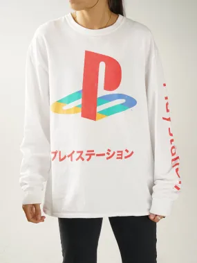 Crewneck Playstation blanc