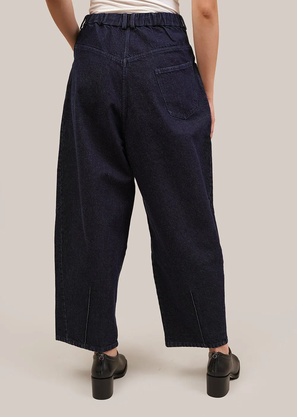 Dark Navy Baggy Pants