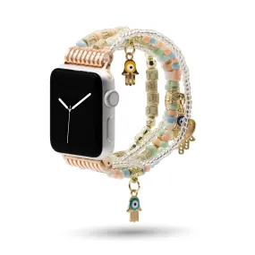 Delmira Collection - Hamsa Cotton Candy Apple Watch Band (Ambassador)