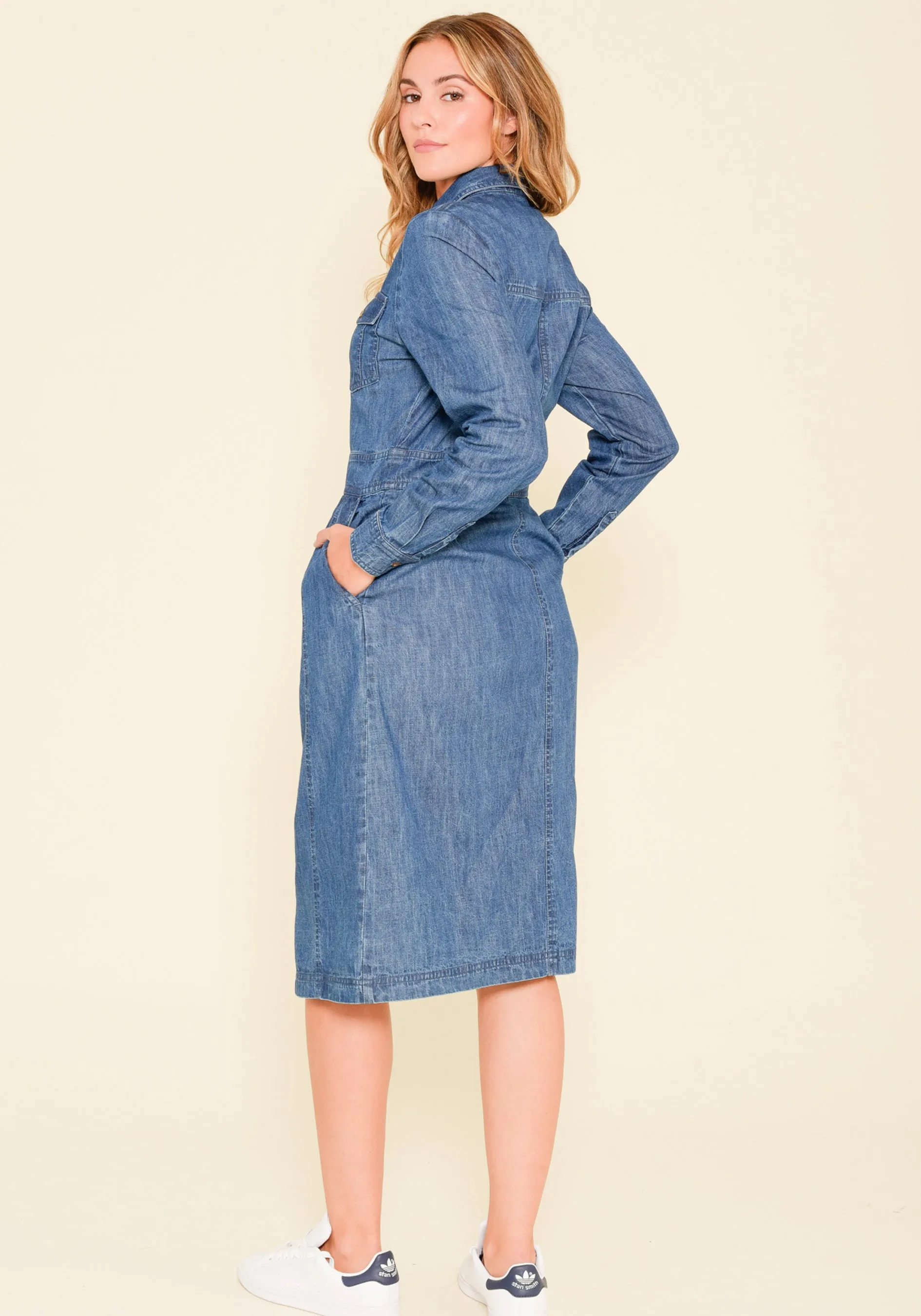 Denim Shirt Dress