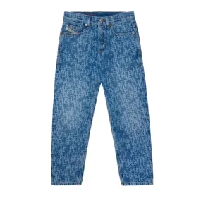 Diesel Jeans All Over Print Blue Denim