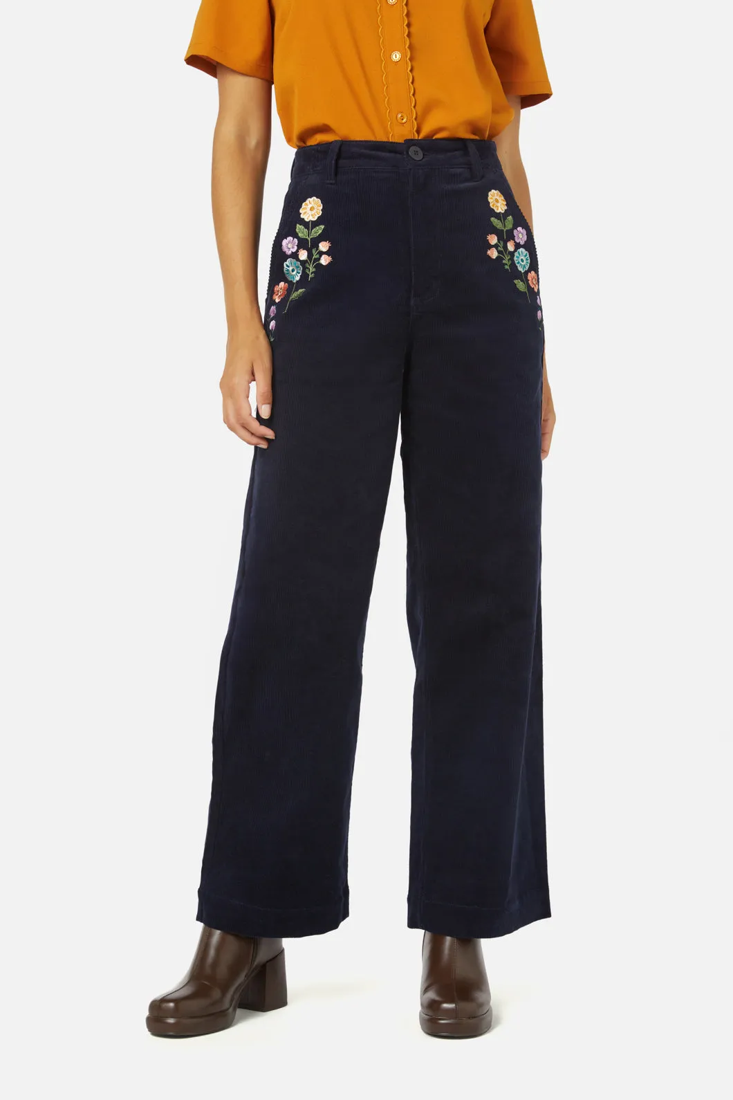 Dora Embroidered Jean