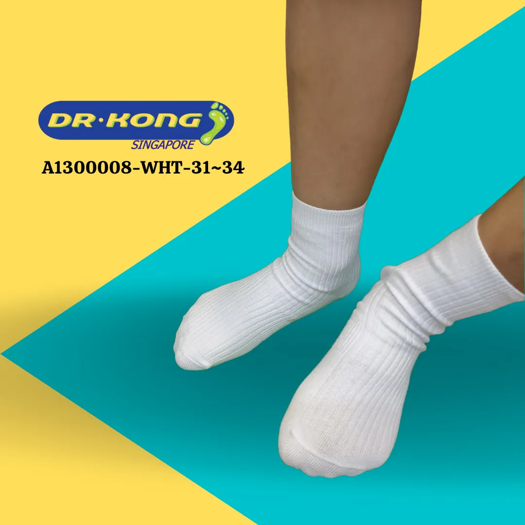 DR.KONG HEALTH SOCKS DK-A1300008-WHT(RP : $15.90)