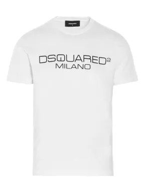 Dsquared2 Logo Printed Crewneck T-Shirt