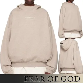 FEAR OF GOD  |Street Style Long Sleeves Plain Cotton Oversized Logo