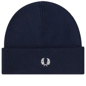 Fred Perry Merino Wool BeanieNavy & Snow White