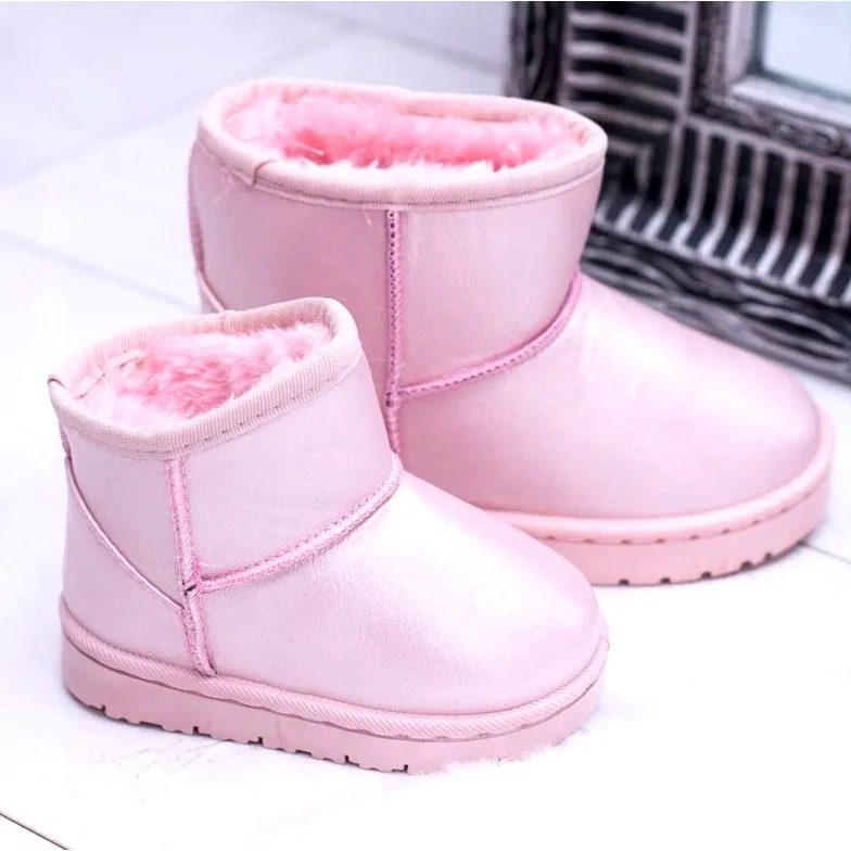 FRROCK Warm Children's Pink Snow Boots Scooby 2022-1C / 2C / 3C