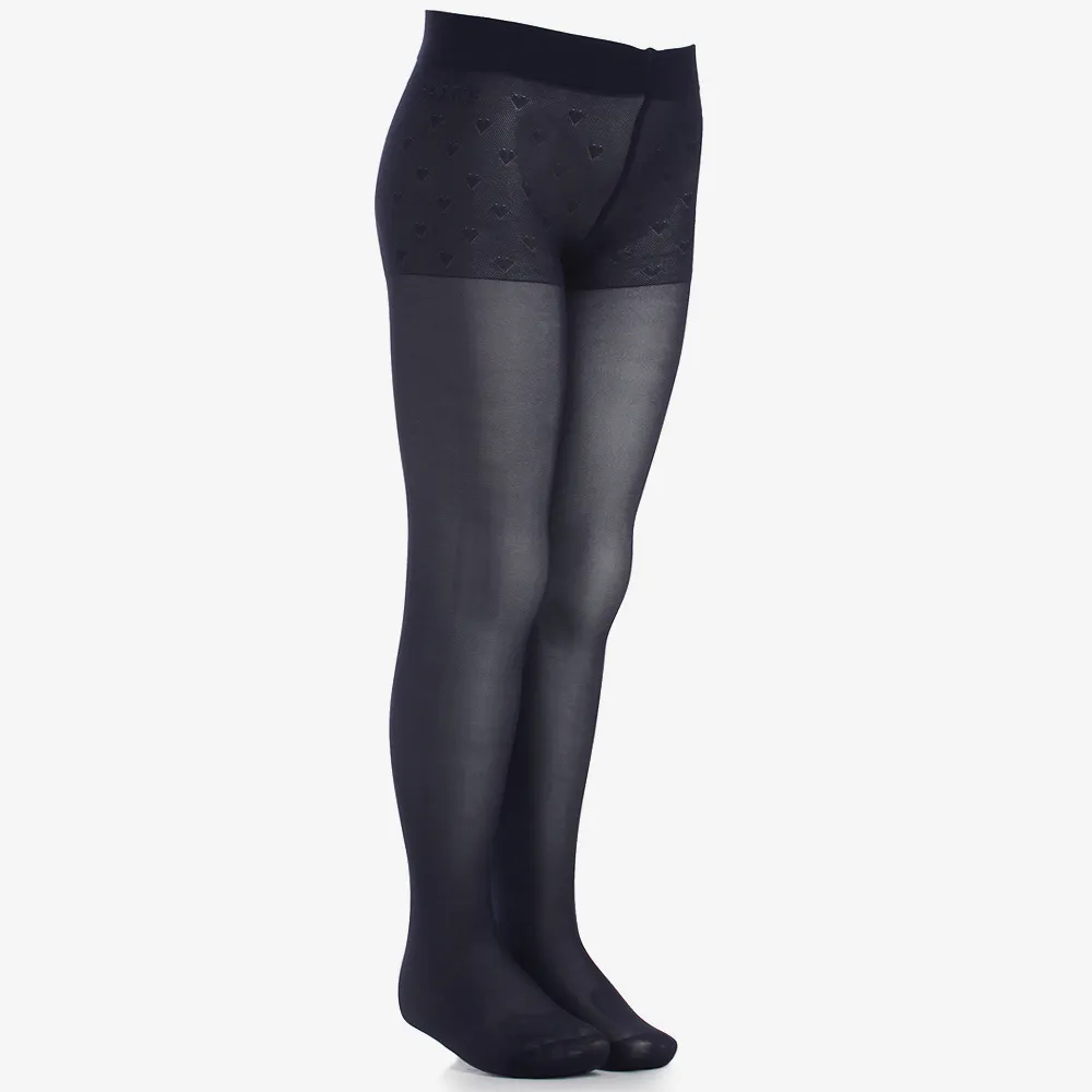 Girls Sheer Navy Blue Matt Tights