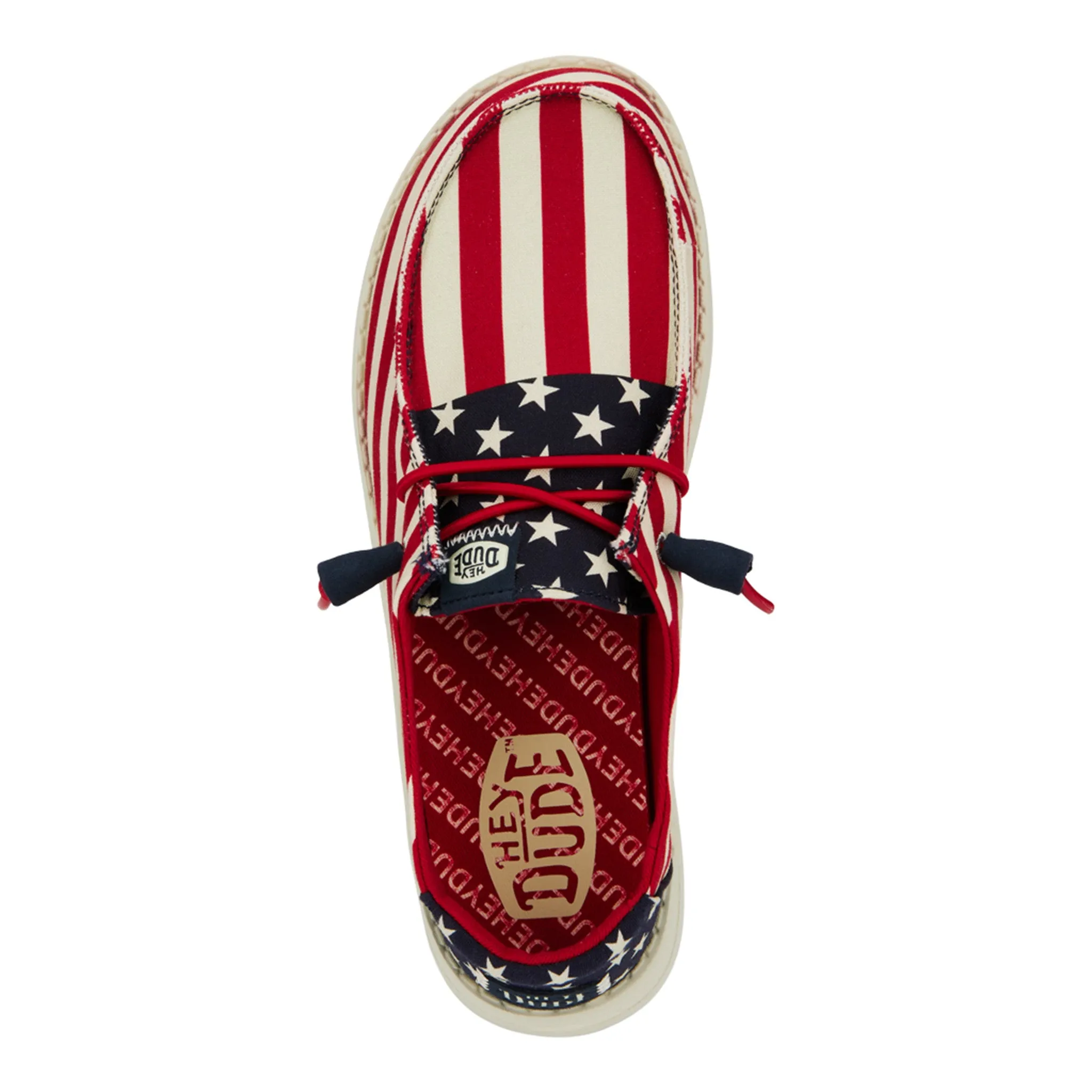 Hey Dude Wendy Americana Flag Shoes