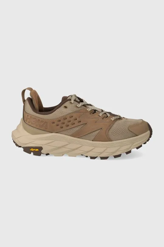 Hoka One One shoes Anacapa Breeze LOW men's brown color