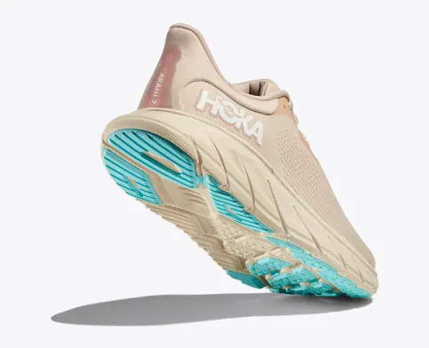 Hoka Women’s Arahi 7 Athletic Shoes-Vanilla/Cream