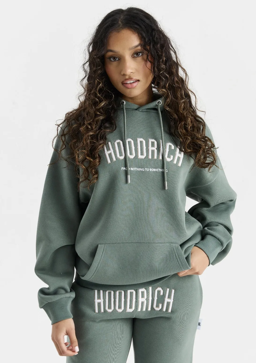 HOODRICH  |Sweat Street Style Long Sleeves Plain Logo Icy Color